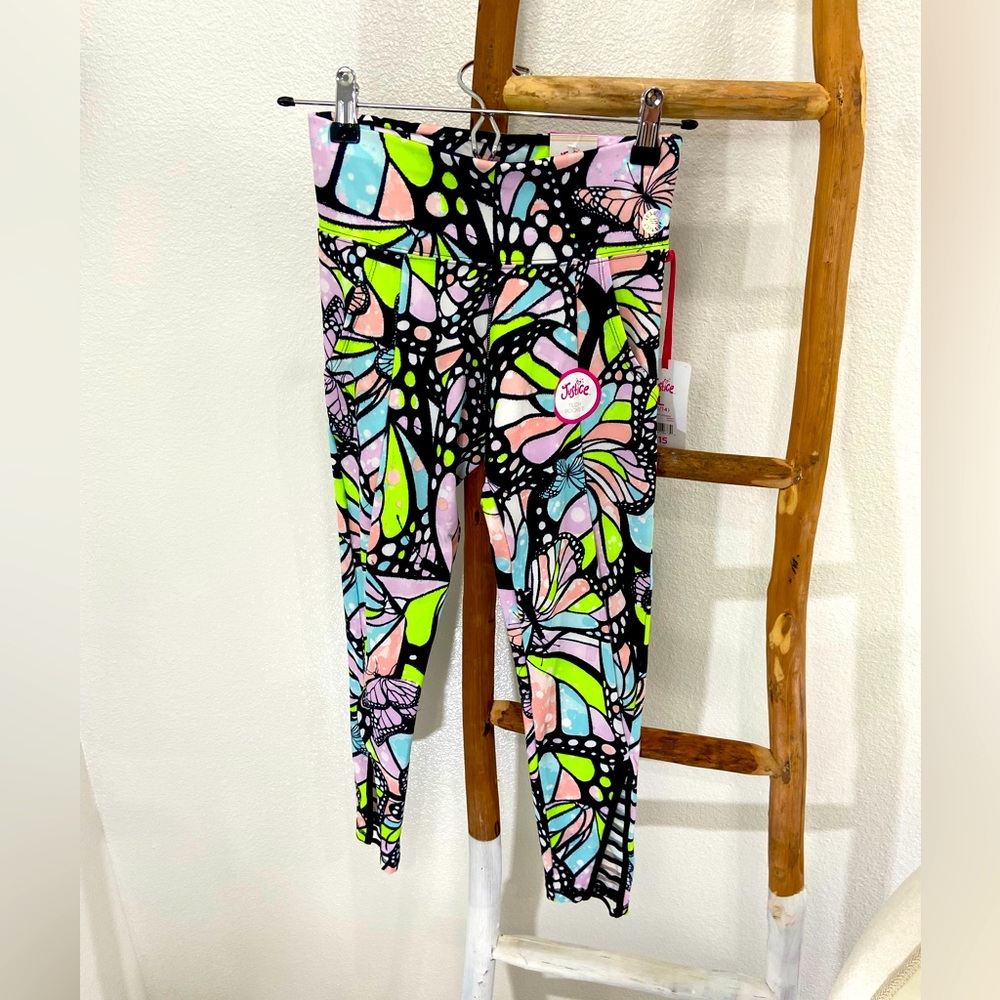 NWT girls Justice leggings